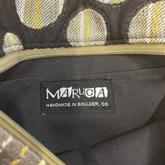 Maruca Boulder Colorado Women’s Crossbody Spree Bag  Black And Green Sustainable - Picture 4 of 4